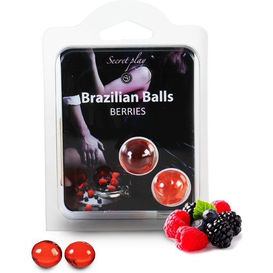 Secret Play Set 2 Balles Brésiliennes Arôme Fruits Des Forêts