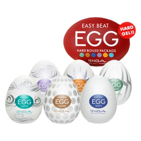 Tenga Masturbator Egg Pack 6 Modèles Durs