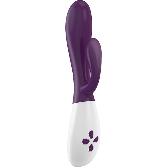 Ovo K2 Vibrator Bunny Violet / Blanc