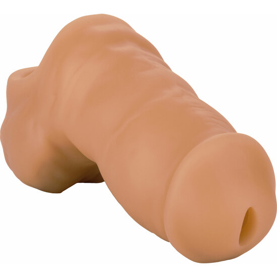 COUVERCLE SILICONE SOFT STAND TO PEE - CARAMEL