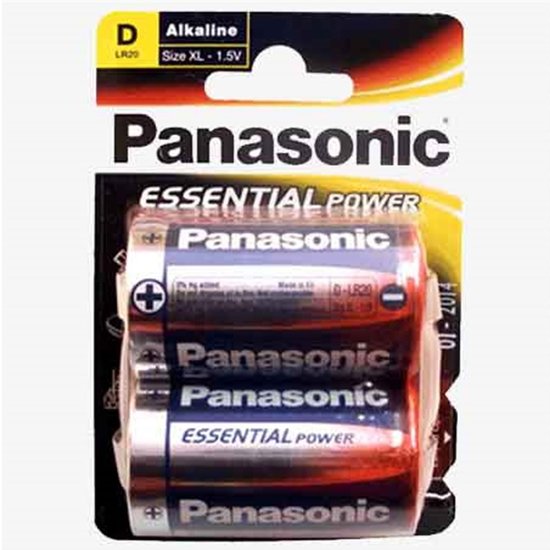 Batterie Lr20 Panasonic Alcaline