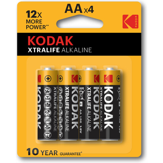 Kodak Xtralife Alcaline Aa - 20 Packs De 4uds