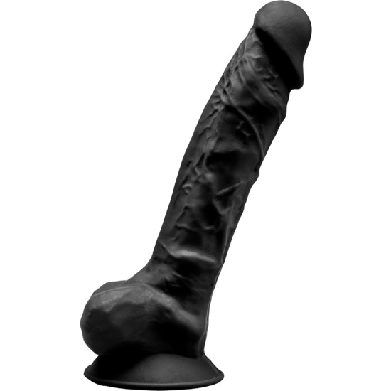 Silexd Modèle 1 - Pénis Réaliste 23cm - Noir
