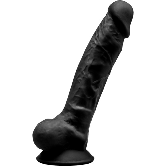 Silexd Modèle 1 - Pénis Réaliste 17,75cm - Noir