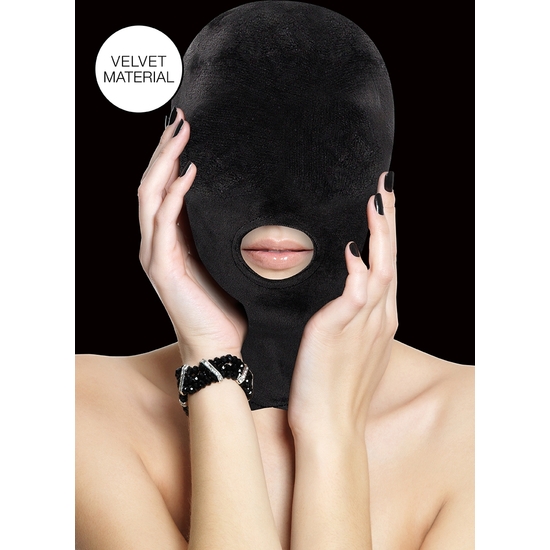 Masque En Velours Et Velcro Avec Ouverture De Bouche