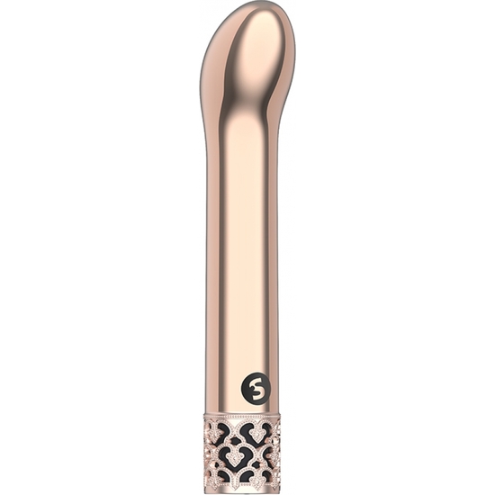 BIJOU - BALLE ABS RECHARGEABLE - OR ROSE