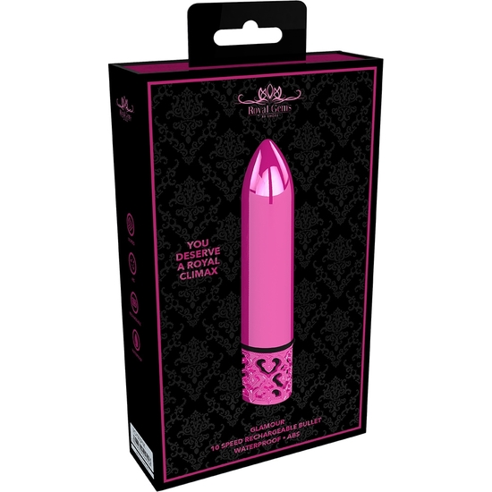 GLAMOUR - BALLE ABS RECHARGEABLE - ROSE