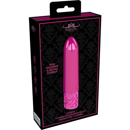 IMPERIAL - BALLE RECHARGEABLE EN SILICONE - ROSE