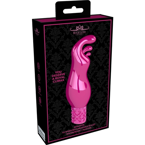EXQUISITE - BALLE EN SILICONE RECHARGEABLE - ROSE