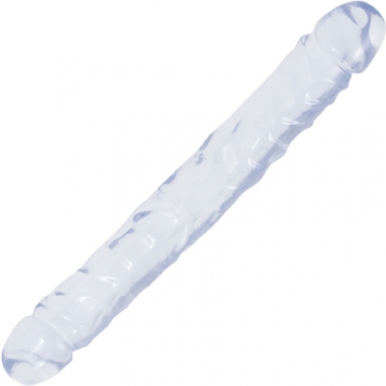 Cristal Jellies Double Penis 30 Cm. transparent