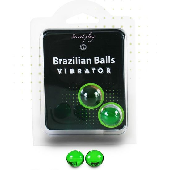 Set 2 Balles Brésiliennes Avec Lubrifiant