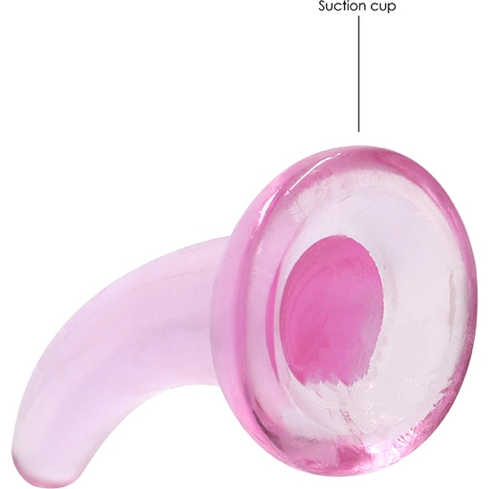 REALROCK - GODE EFFET SILICONE - 4,5/ 11,5 CM - ROSE