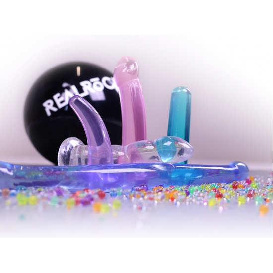REALROCK - GODE EFFET SILICONE - 4,5/ 11,5 CM - ROSE