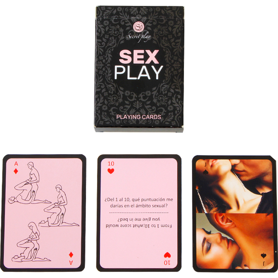 SEX PLAY - CARTES À JOUER - ESPAGNOL / ANGLAIS SECRET PLAY