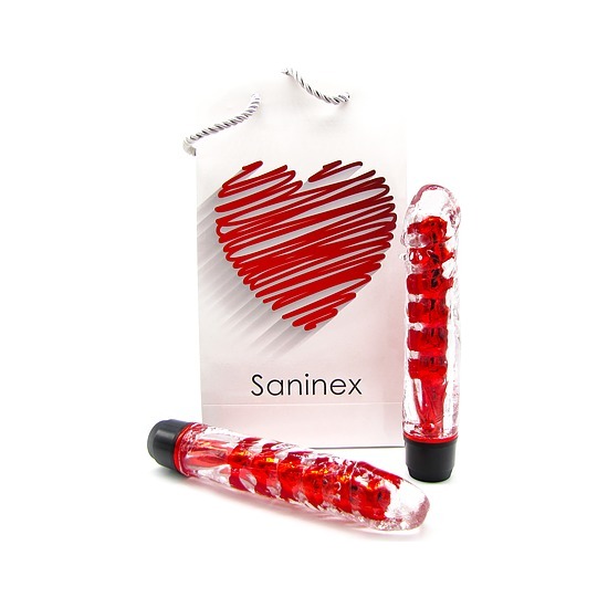 Saninex Vibrator Fantastic Reality - Métallique / Rouge