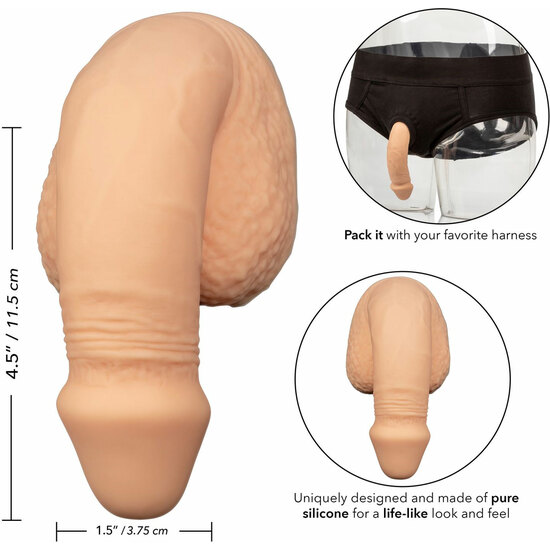 EMBALLAGE PÉNIS - PÉNIS SILICONE 12.75CM - CANDY