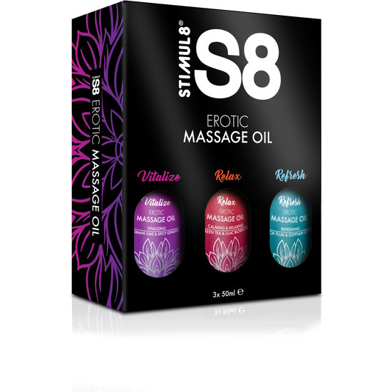Kit D´huile De Massage S8 3uds X 50ml