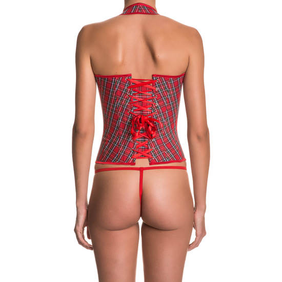 INTIMAX CORSET PERTH ROUGE