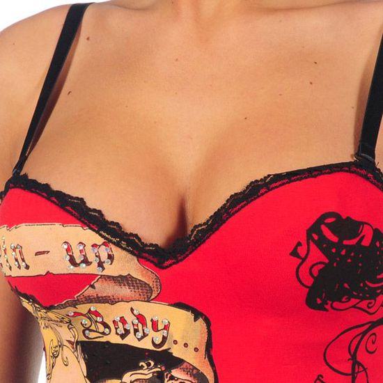 INTIMAX CORSET DIABLE ROUGE