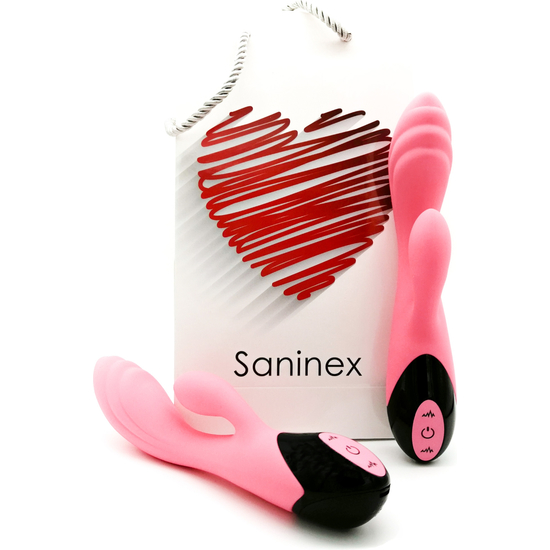 SANINEX SWAN - POINT G & CLIT VIBRATOR 10 SPEED - ROSE SANINEX