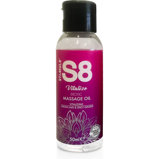 Huile De Massage S8 Vitalize: Lime Omani Et Gingembre épicé - 50ml