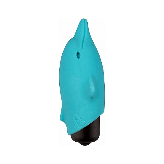 Vibrateur En Silicone Dolphin De Poche - Bleu