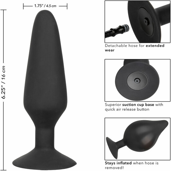 BOUCHON ANAL GONFLABLE EN SILICONE XL